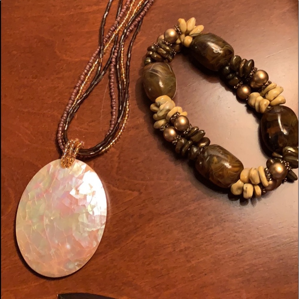 Beautiful necklace and bracelet